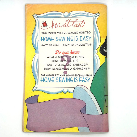 Vintage Home Sewing is Easy Comic Book By Sally Stitch Vintage 1950's 60 Pages - Picture 4 of 7